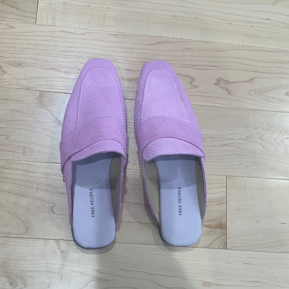 Free People Lavender Mules